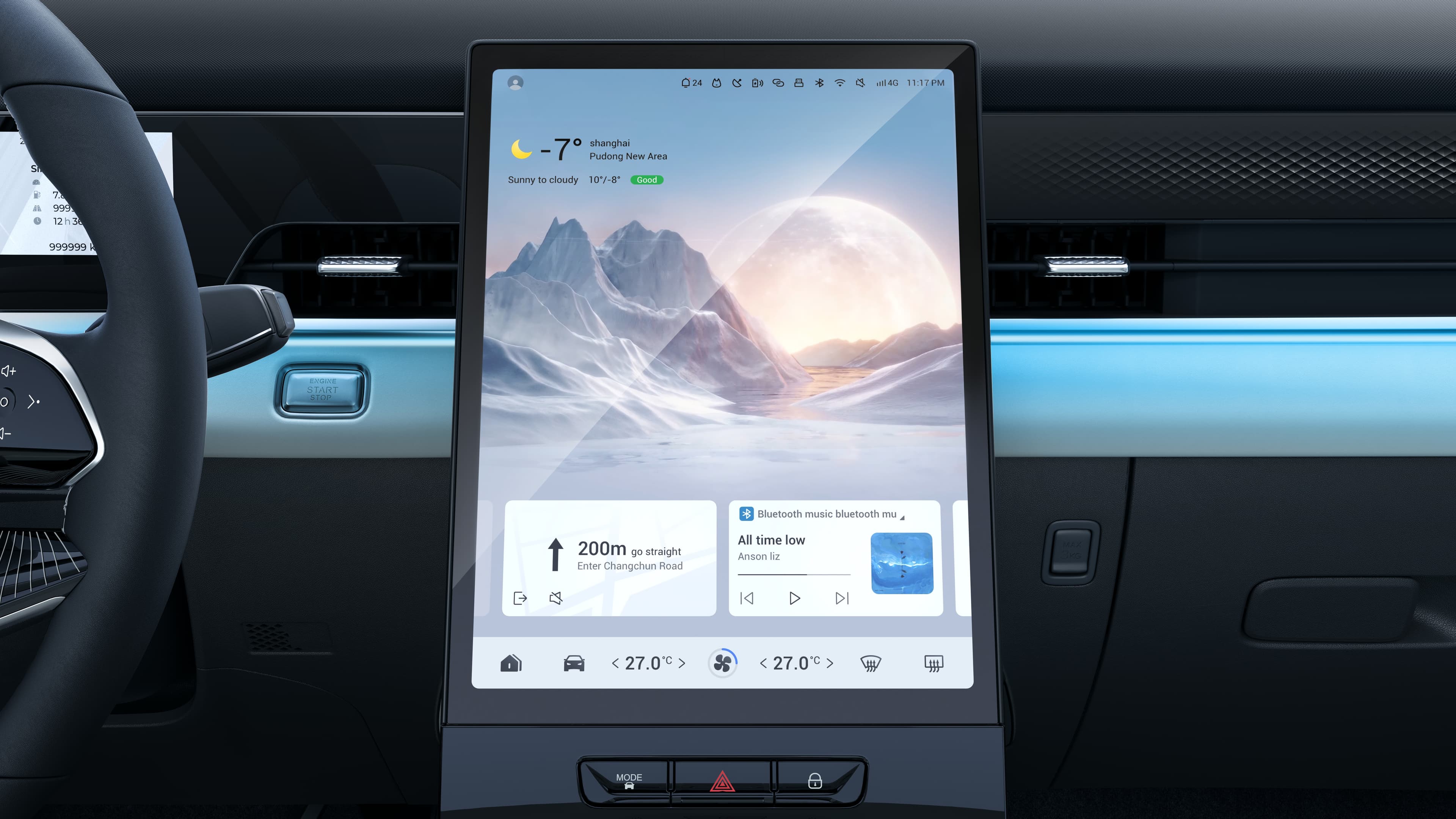 14.8 Screen with APPLE Carplay & Android Auto